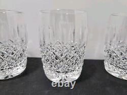 Waterford Cut Crystal Ballybay Double Old Fashioned Tumbler Glass Set of 4 Read