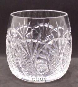 Waterford Cut Crystal Seahorse Double Old Fashioned DOF Cocktail Glass Retired