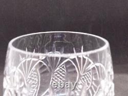 Waterford Cut Crystal Seahorse Double Old Fashioned DOF Cocktail Glass Retired