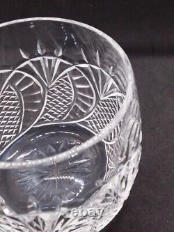 Waterford Cut Crystal Seahorse Double Old Fashioned DOF Cocktail Glass Retired