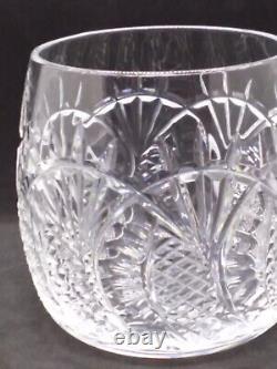 Waterford Cut Crystal Seahorse Double Old Fashioned DOF Cocktail Glass Retired