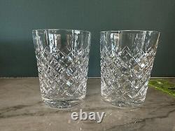 Waterford DOUBLE Old Fashioned Glasses set of 2, TYRONE, Adare, 850 Pattern