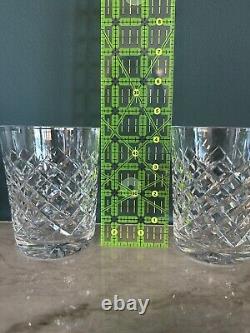 Waterford DOUBLE Old Fashioned Glasses set of 2, TYRONE, Adare, 850 Pattern