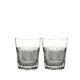 Waterford Diamond Line Double Old Fashioned Set of 2