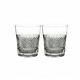 Waterford Diamond Line Double Old Fashioned Set of 4