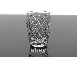 Waterford Donegal 12 Oz Crystal Double Old Fashioned Whiskey Glasses Set Of 3