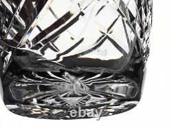 Waterford Donegal 12 Oz Crystal Double Old Fashioned Whiskey Glasses Set Of 3