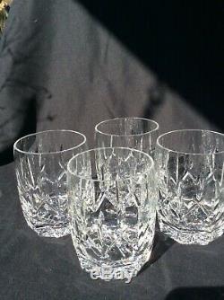 Waterford Double Old Fashioned Glasses Westhampton Pattern, Irish cut