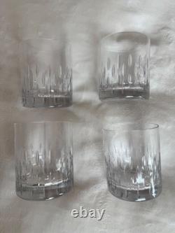 Waterford Esprit Double Old-Fashioned Crystal Glasses. Set of 4