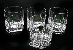 Waterford Esprit style Whiskey/Double Old Fashioned Glasses SET/4 NWT