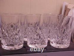 Waterford Eve 14 Ounce Double Old Fashioned Tumblers (Set Of 6) MINT