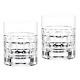Waterford Fine Crystal London 2 Double Old Fashioned Glasses, DOF Pair