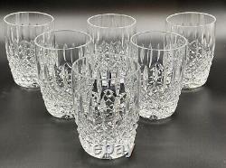 Waterford Glenmede Double Old Fashioned DOF Stunning Whiskey Glasses Set/6 EUC
