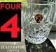 Waterford IRELAND ARAGLIN TRADITIONS Double Old Fashioned Glasses 4 TAG BOX
