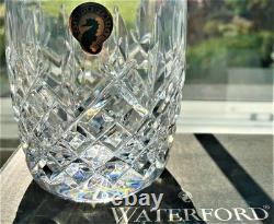 Waterford IRELAND ARAGLIN TRADITIONS Double Old Fashioned Glasses 4 TAG BOX