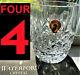 Waterford IRELAND ARAGLIN TRADITIONS Double Old Fashioned Glasses 4 TAG LAST BOX