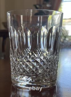 Waterford Ireland COLLEEN Double Old Fashioned 4 3/8 Crystal Cut Glass Set of 4