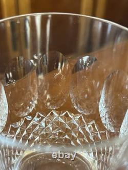 Waterford Ireland COLLEEN Double Old Fashioned 4 3/8 Crystal Cut Glass Set of 4