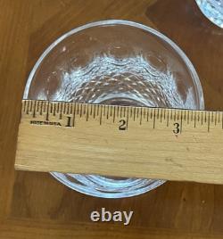 Waterford Ireland COLLEEN Double Old Fashioned 4 3/8 Crystal Cut Glass Set of 4