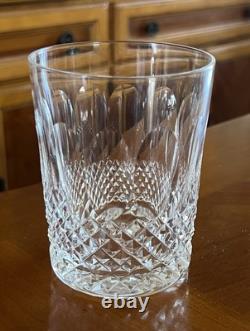 Waterford Ireland COLLEEN Double Old Fashioned 4 3/8 Crystal Cut Glass Set of 4