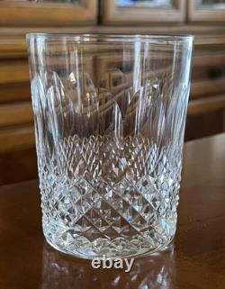 Waterford Ireland COLLEEN Double Old Fashioned 4 3/8 Crystal Cut Glass Set of 4