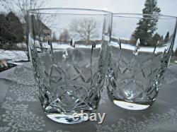 Waterford Irish Crystal. Harper Pattern. Two 4 1/2 Double Old Fashioned Glasses
