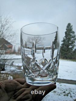 Waterford Irish Crystal. Harper Pattern. Two 4 1/2 Double Old Fashioned Glasses