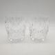 Waterford Irish Crystal. Westhampton Pattern. Two 4 Double Old Fashioned Glasses