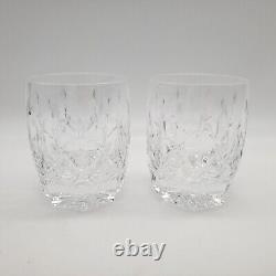 Waterford Irish Crystal. Westhampton Pattern. Two 4 Double Old Fashioned Glasses