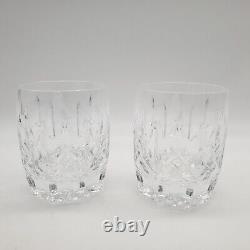 Waterford Irish Crystal. Westhampton Pattern. Two 4 Double Old Fashioned Glasses