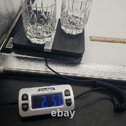 Waterford Irish Crystal. Westhampton Pattern. Two 4 Double Old Fashioned Glasses
