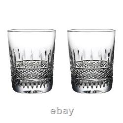 Waterford Irish Lace Double Old Fashioned DOF Tumbler 12.5 oz Set of 2 BNIB