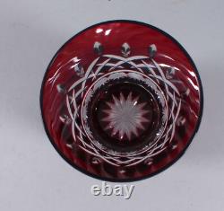 Waterford LISMORE RED Crystal Double Old-Fashioned Glass Multiple Available