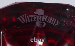 Waterford LISMORE RED Crystal Double Old-Fashioned Glass Multiple Available