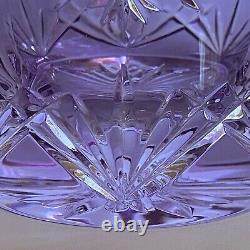 Waterford Lavender Snowflake Wishes DOF 6th Edition Double Old Fashioned Glass