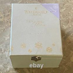 Waterford Lavender Snowflake Wishes DOF Double Old Fashioned Glass Original Box