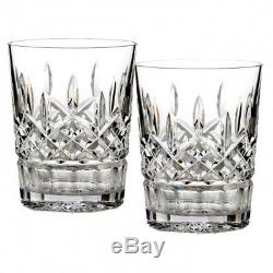 Waterford Lismore 12 oz Double Old Fashioned DOF Pair Two Pairs #5493182120 New