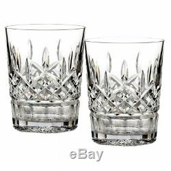 Waterford Lismore 12 oz. Double Old Fashioned Glass Pair, New in Box, Free Ship