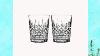Waterford Lismore 12 Oz Double Old Fashioned Set Of 2