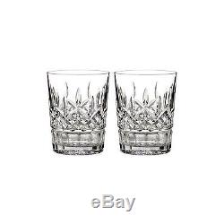 Waterford Lismore 12 oz Double Old Fashioned, Set of 2 Brand New