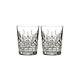 Waterford Lismore 12 oz Double Old Fashioned Set of 2 Glassware Glass