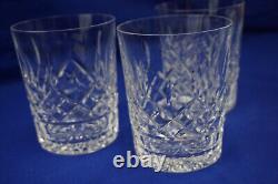 Waterford Lismore (3) Double Old Fashioned Whiskey Glasses, 4 3/8 (G42)