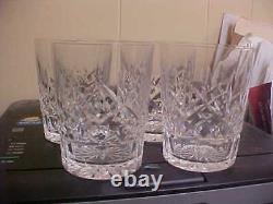 Waterford Lismore 4 3/8 Double Old Fashioned Tumblers (4) OLD MARK