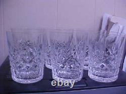 Waterford Lismore 4 3/8 Double Old Fashioned Tumblers (Set Of 6) AM0001
