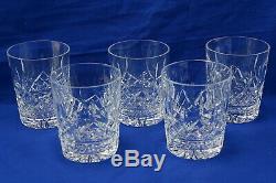 Waterford Lismore (5) Double Old Fashioned Glasses, 4 1/4