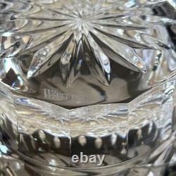Waterford Lismore Black Double Old Fashioned Glass Drinking Crystal Cocktail