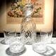 Waterford Lismore Crystal Decanter & 4 Double Old Fashioned Glasses Signed Irish