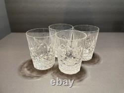 Waterford Lismore Crystal Double Old Fashioned Glasses Set of 7, Excellent