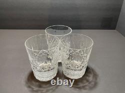 Waterford Lismore Crystal Double Old Fashioned Glasses Set of 7, Excellent