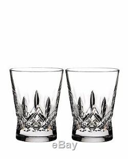 Waterford Lismore Crystal Pops Double Old Fashioned, Pair New IN A BOX